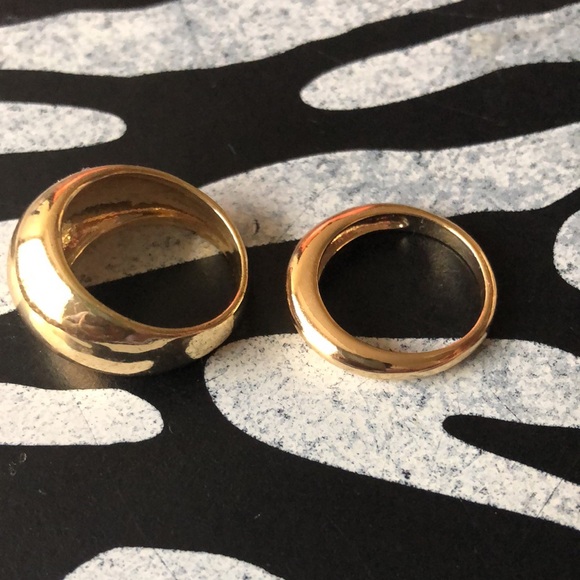 Gold Sculptural Rings(2) - Picture 13 of 15